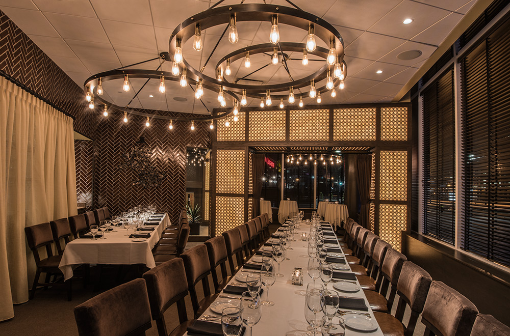 boston - private dining - two long tables