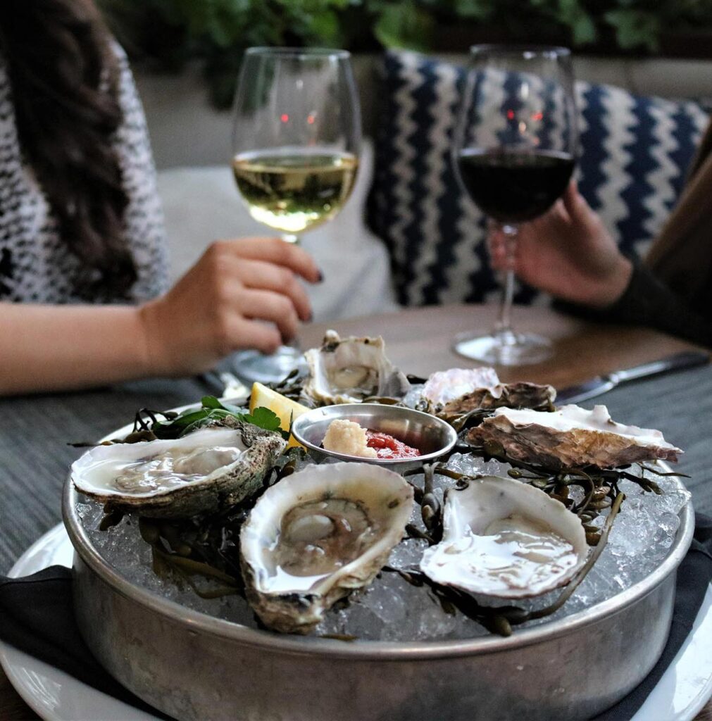 Wine oysters